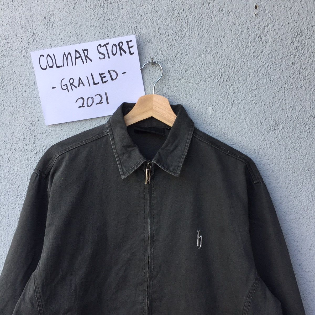 Japanese Brand Vintage Djhonda Embroiderey Faded Small Logo Jacket Size US L / EU 52-54 / 3 - 2 Thumbnail
