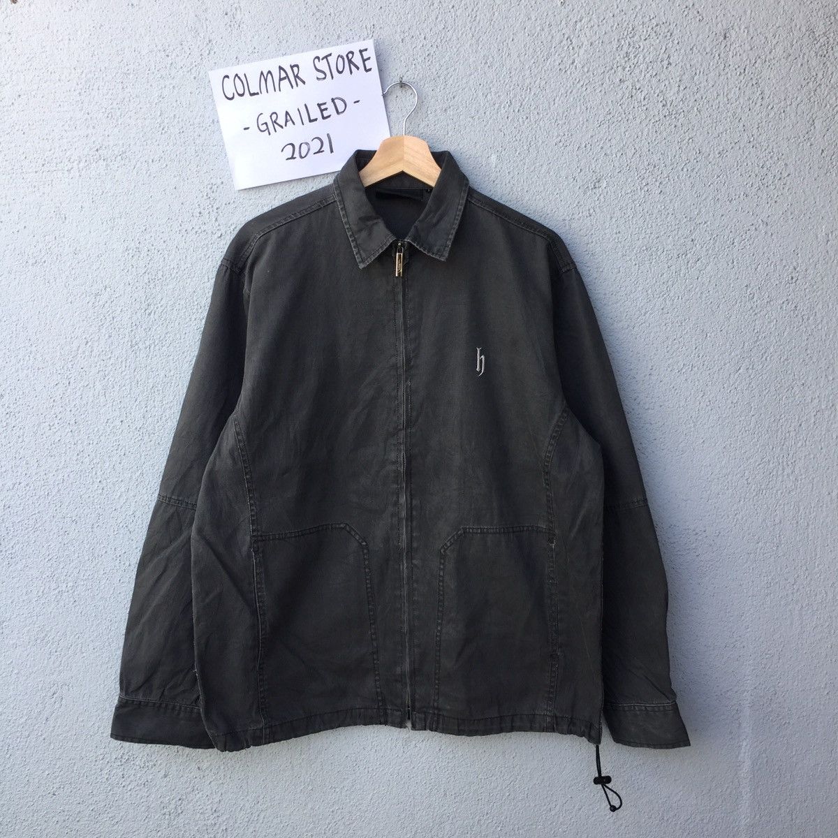 Vintage Djhonda Embroiderey Faded Small Logo Jacket