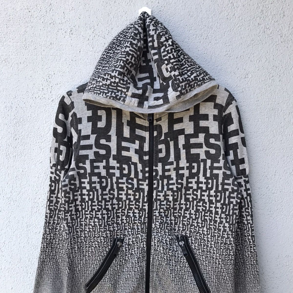 DIESEL VINTAGE MONOGRAM HOODIE store SWEATER