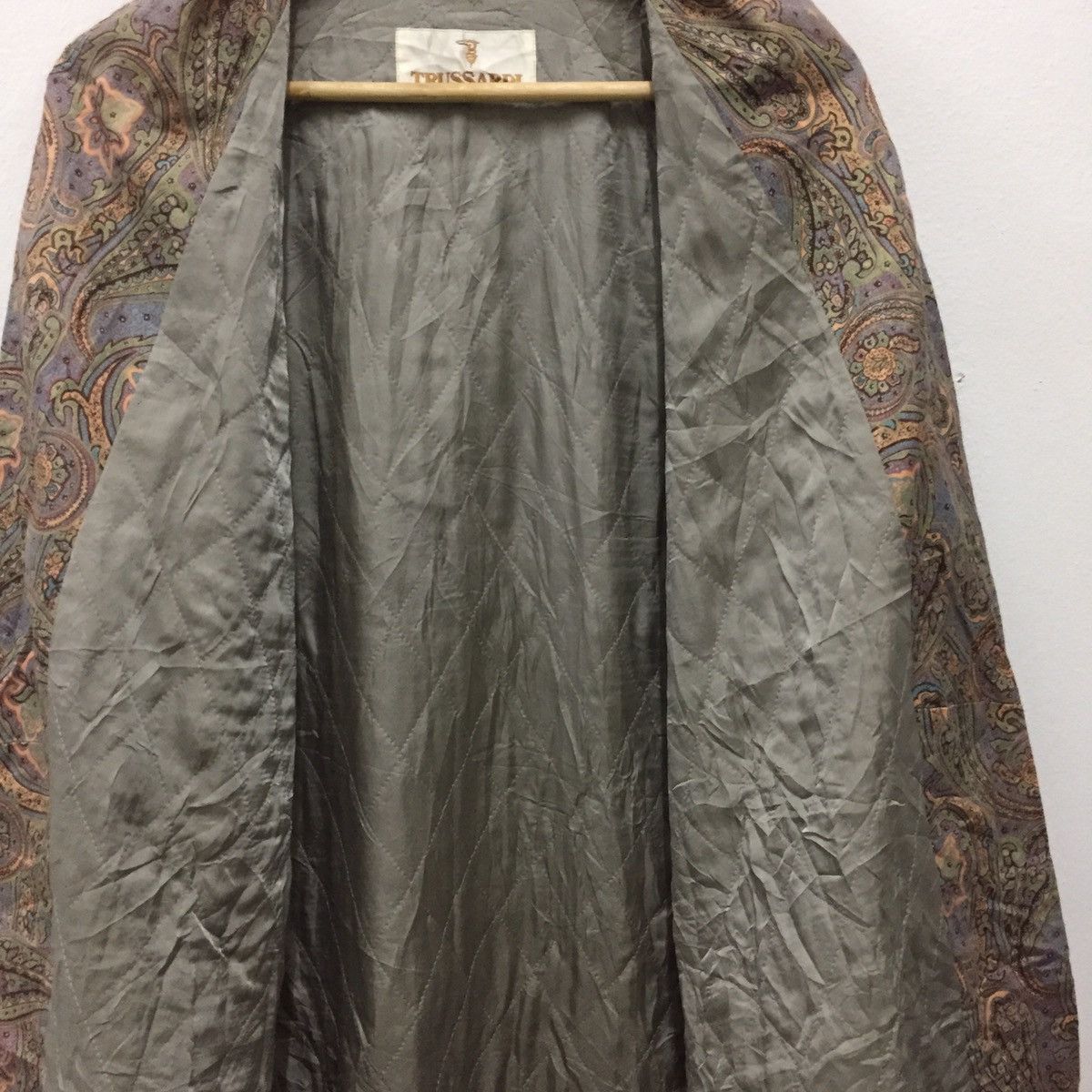 Trussardi Trussardi Designers Paisley Pattern Kimono Jacket Cloak Size US XL / EU 56 / 4 - 11 Thumbnail