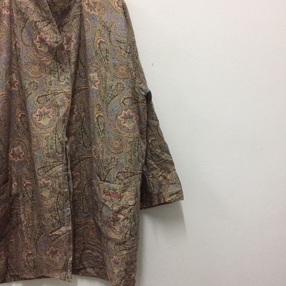 Trussardi Trussardi Designers Paisley Pattern Kimono Jacket Cloak Size US XL / EU 56 / 4 - 6 Thumbnail
