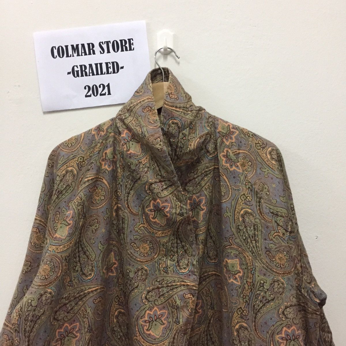 Trussardi Trussardi Designers Paisley Pattern Kimono Jacket Cloak Size US XL / EU 56 / 4 - 3 Thumbnail
