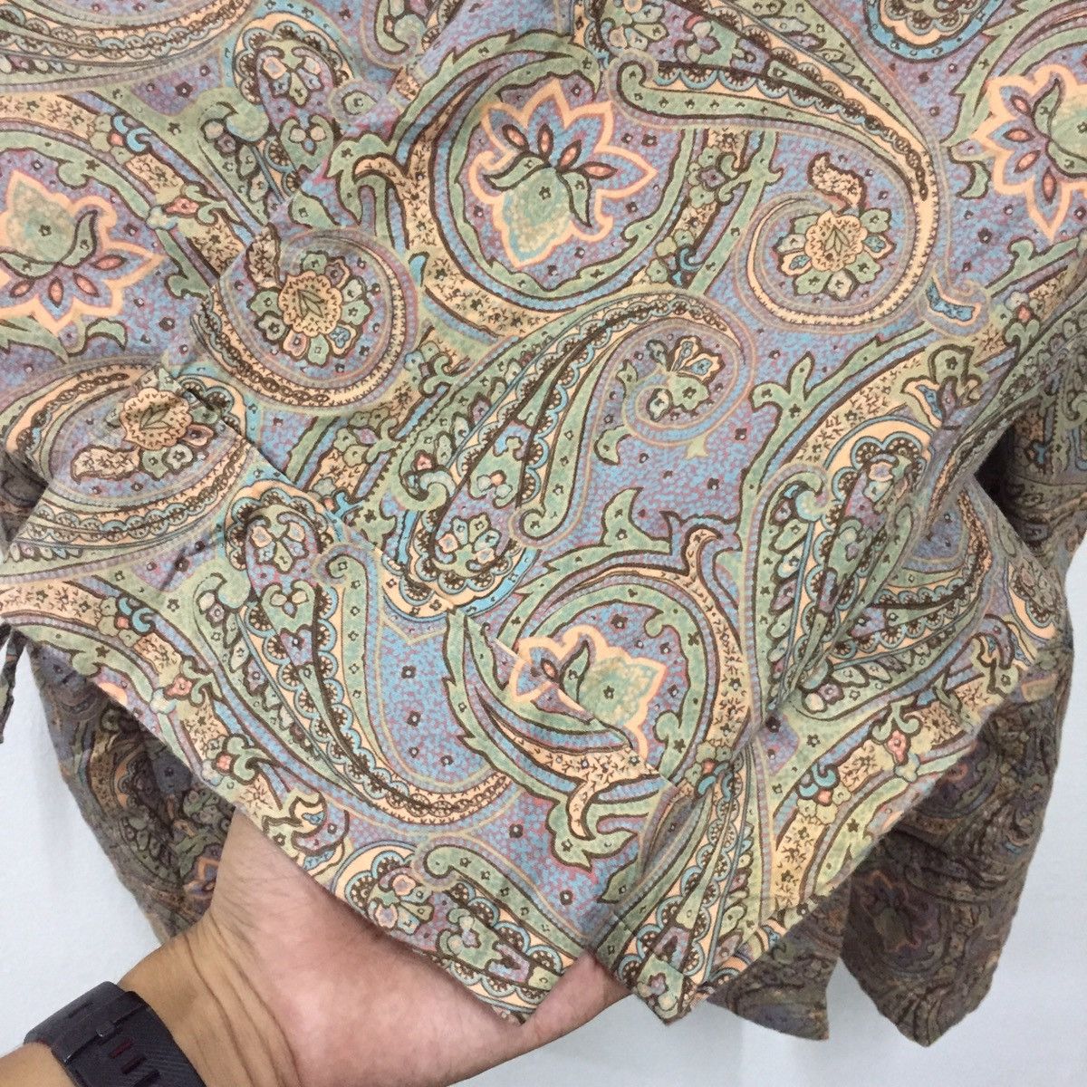 Trussardi Trussardi Designers Paisley Pattern Kimono Jacket Cloak Size US XL / EU 56 / 4 - 10 Thumbnail