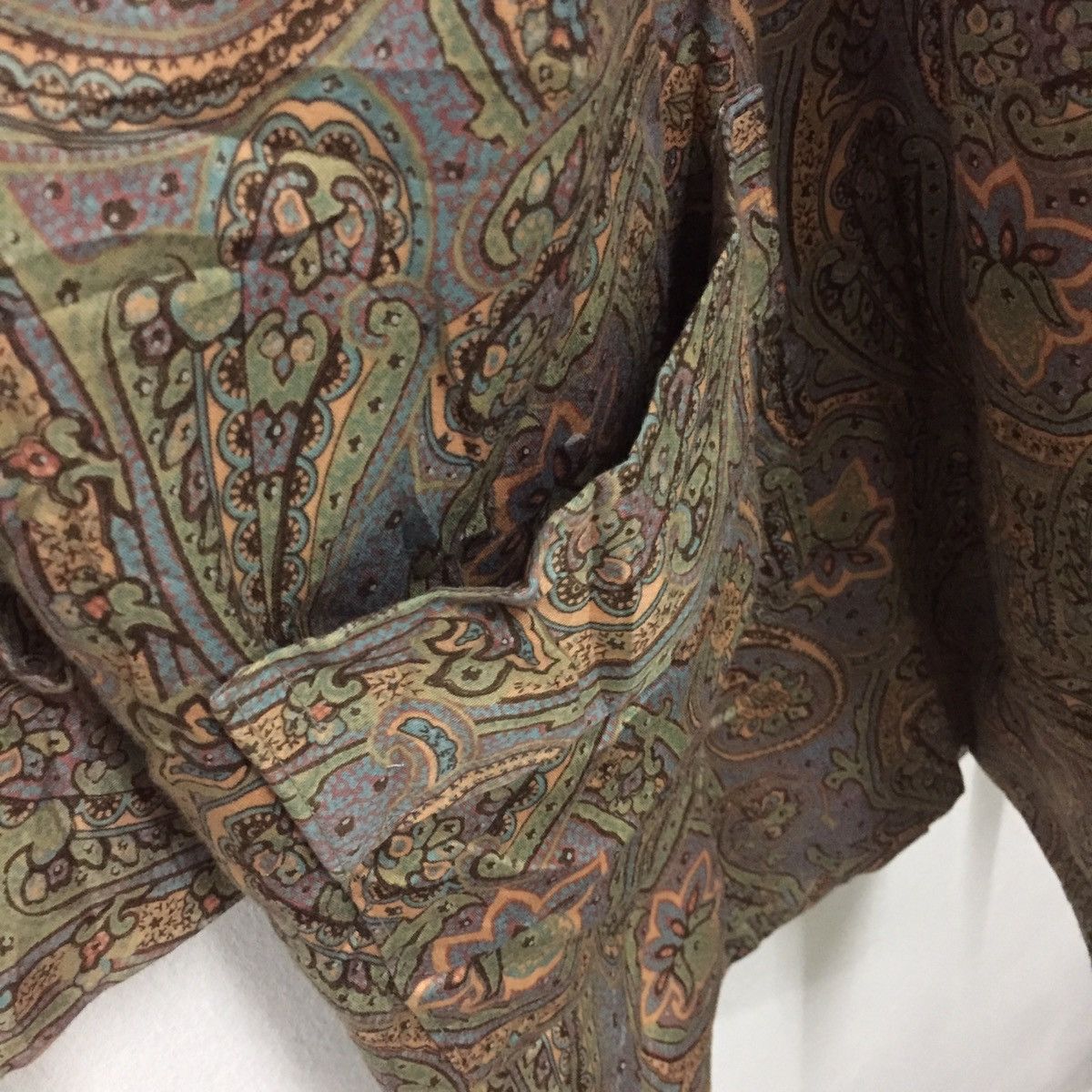 Trussardi Trussardi Designers Paisley Pattern Kimono Jacket Cloak Size US XL / EU 56 / 4 - 7 Thumbnail