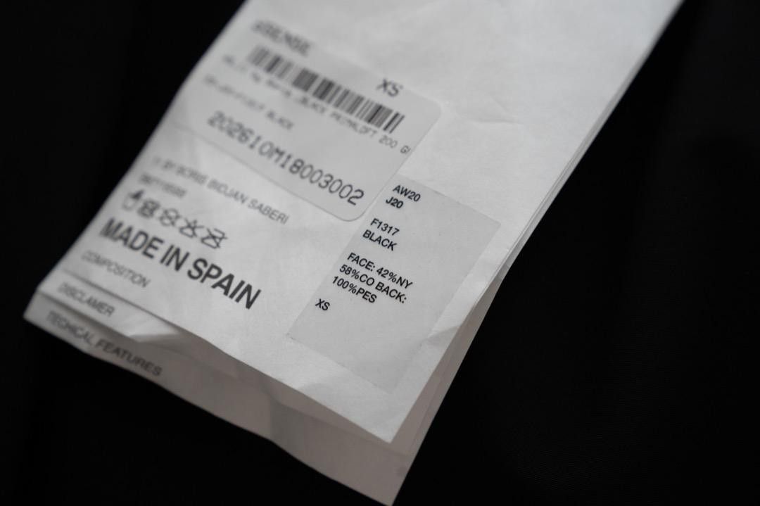 11 By Boris Bidjan Saberi [NEW] 11 BY BORIS BIDJAN SABERI J20-F-1317 Size US XS / EU 42 / 0 - 13 Thumbnail