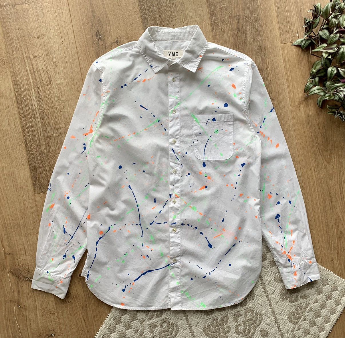 YMC YMC paint flick print shirt Size US M / EU 48-50 / 2 - 2 Thumbnail