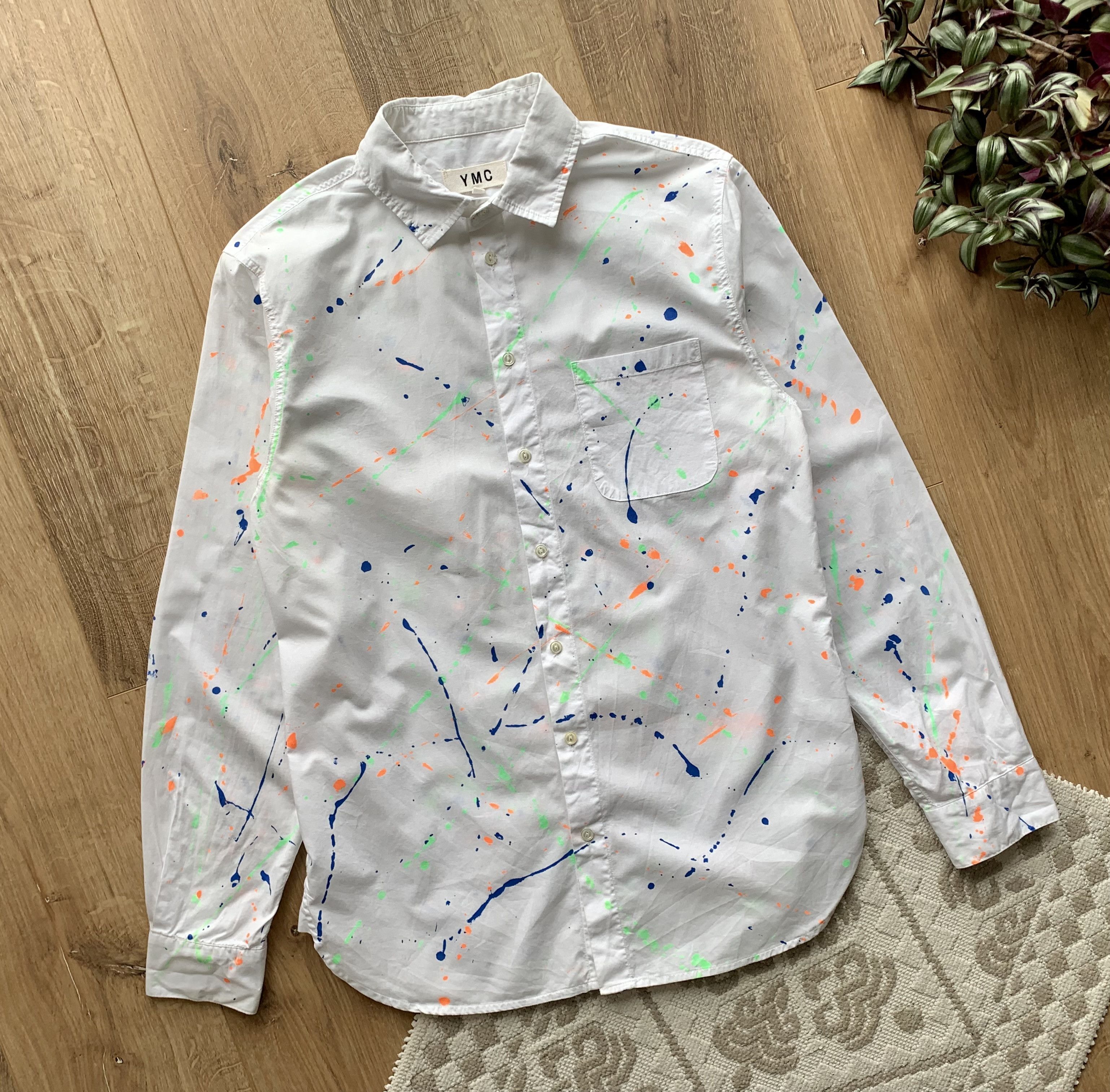 YMC YMC paint flick print shirt Size US M / EU 48-50 / 2 - 1 Thumbnail