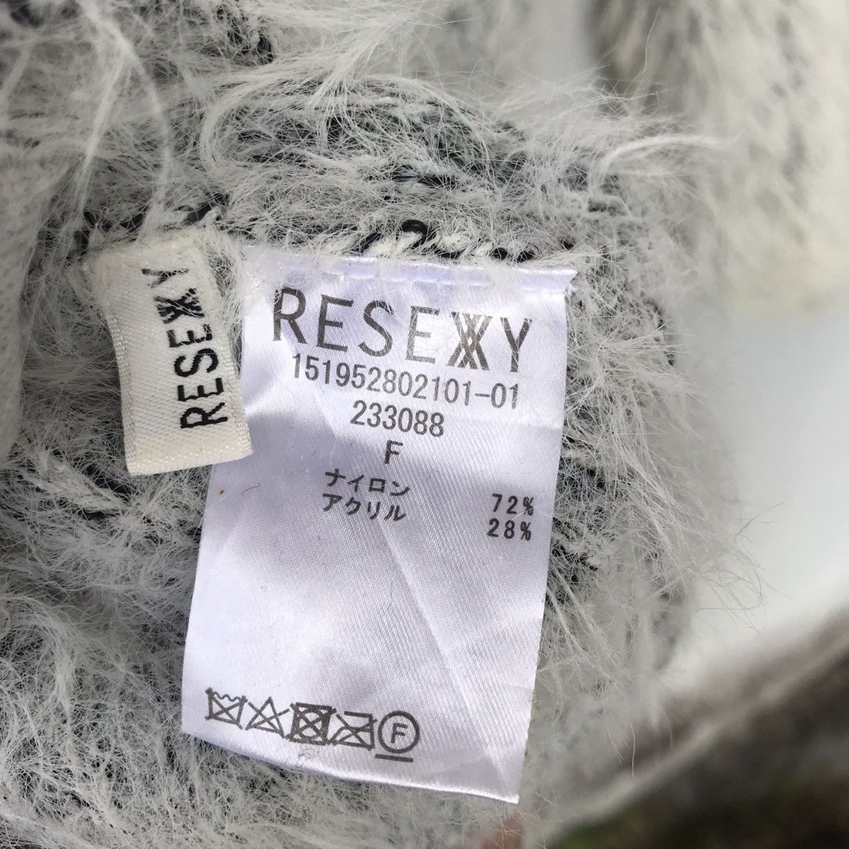 Homespun Knitwear Vintage Resexy Fur Shag Shaggy Mohair Cropped Cardigan Size US S / EU 44-46 / 1 - 8 Thumbnail