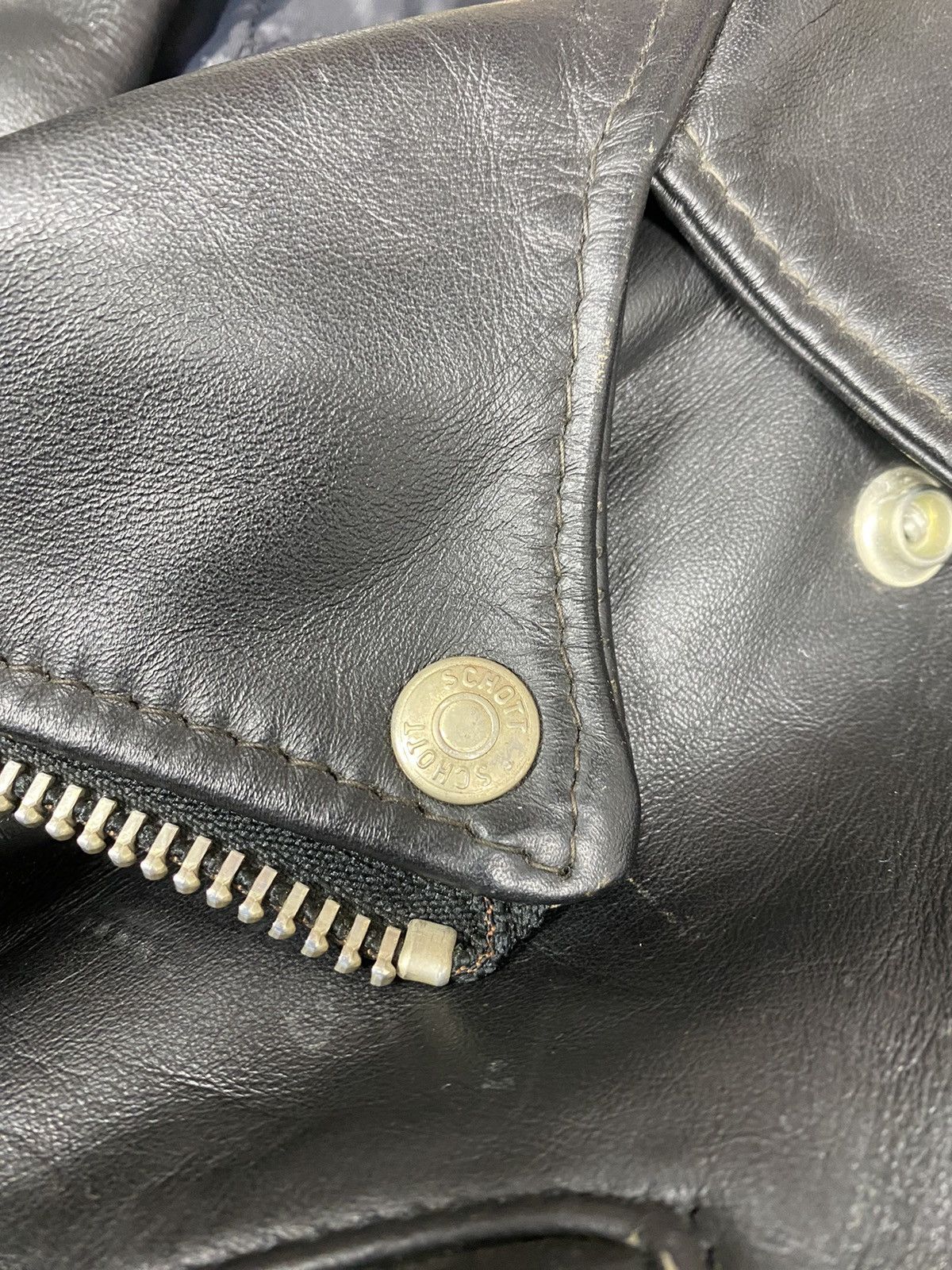 Schott Vintage Schott Perfecto Leather Jacket Size US S / EU 44-46 / 1 - 11 Thumbnail