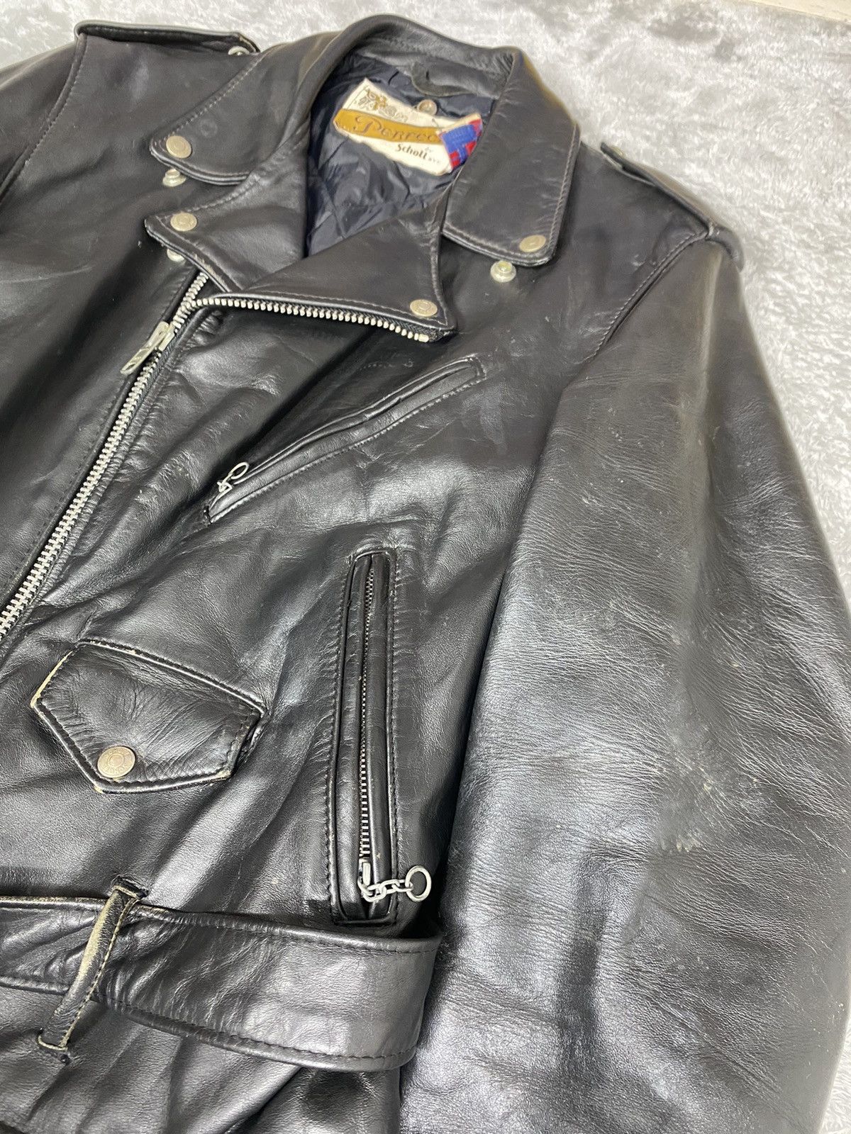 Schott Vintage Schott Perfecto Leather Jacket Size US S / EU 44-46 / 1 - 10 Thumbnail