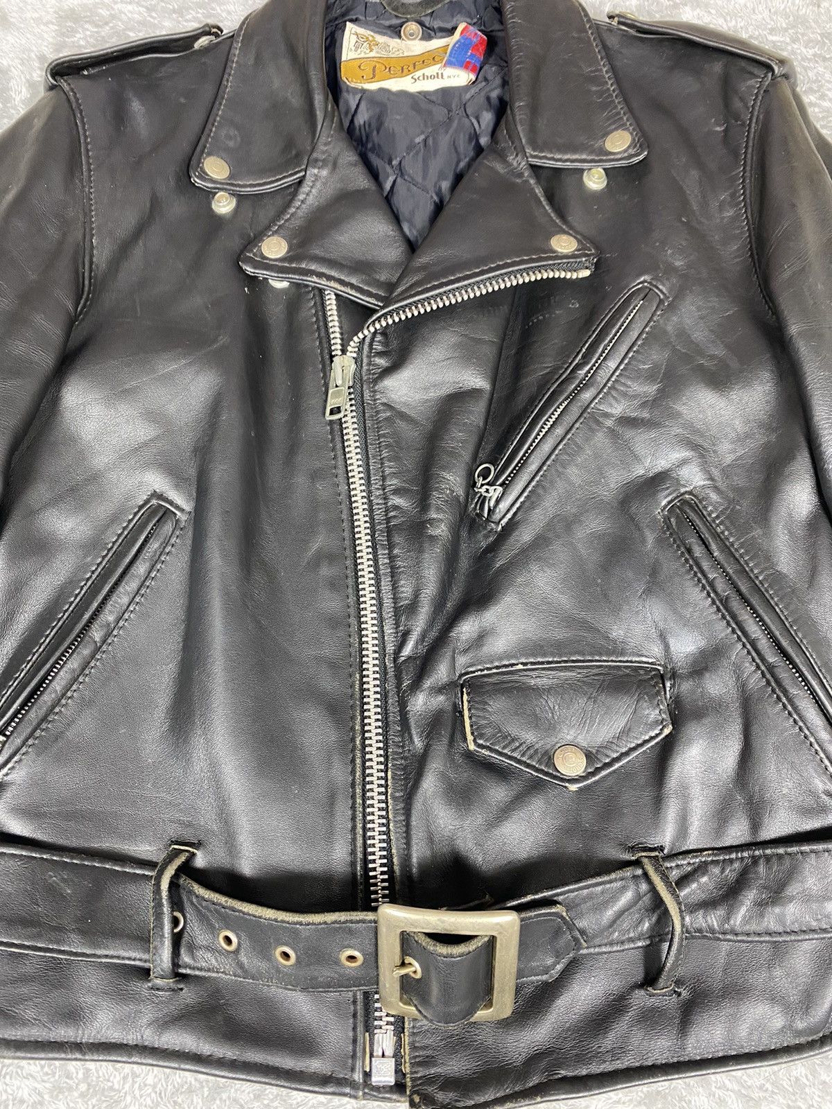 Schott Vintage Schott Perfecto Leather Jacket Size US S / EU 44-46 / 1 - 3 Thumbnail
