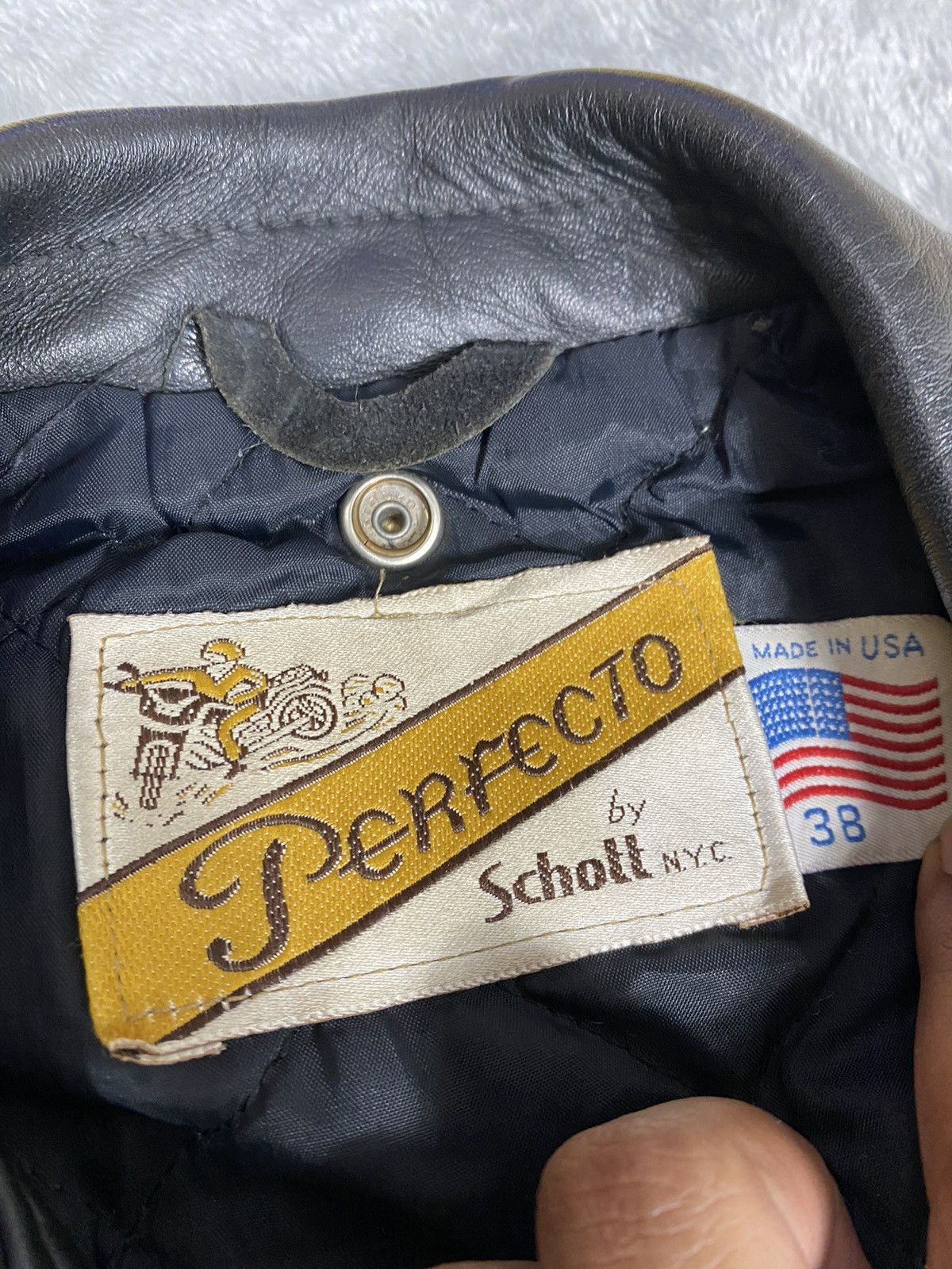 Schott Vintage Schott Perfecto Leather Jacket Size US S / EU 44-46 / 1 - 6 Thumbnail