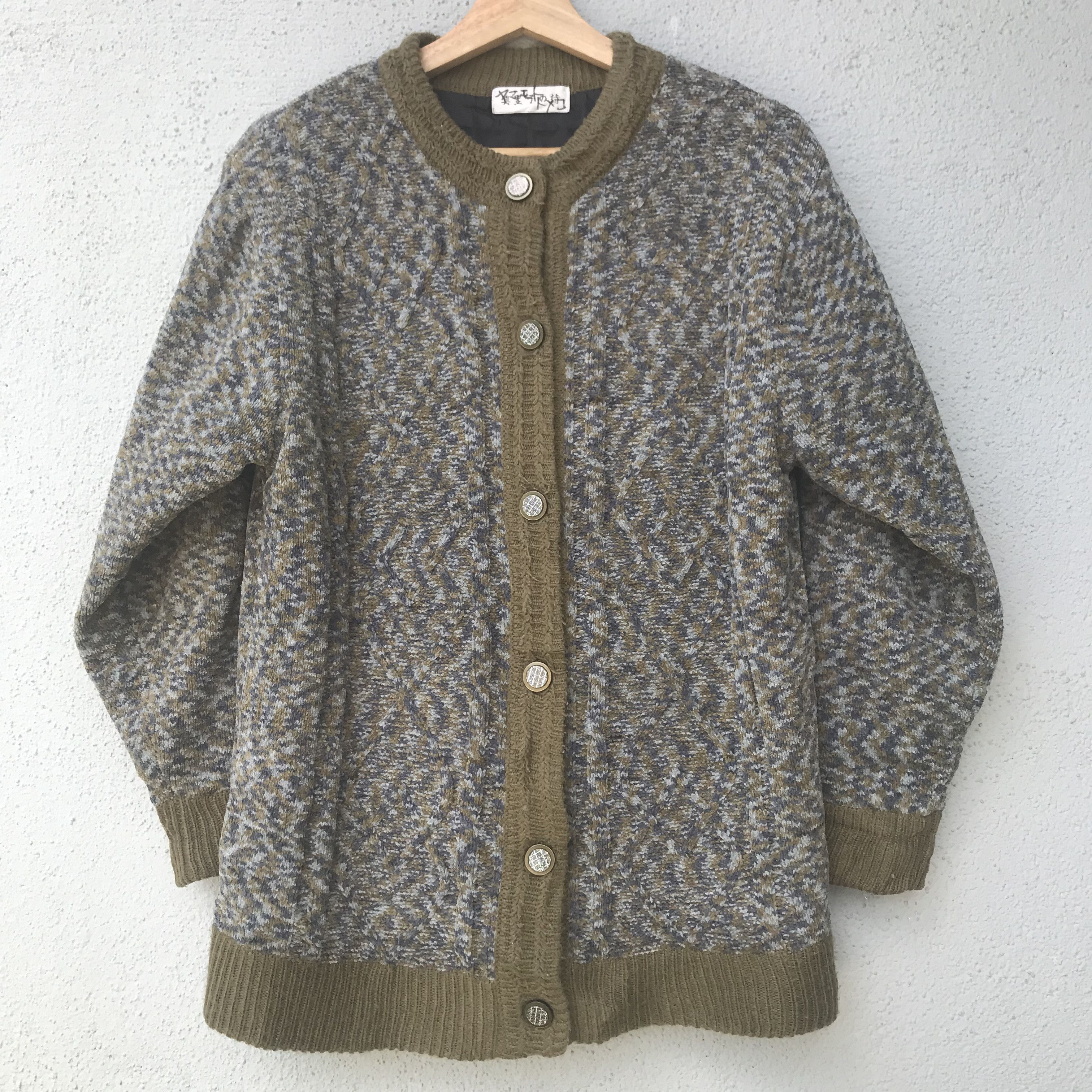 Aran Isles Knitwear Vintage Japanese Brand Button Ups Knit Jacket Sweater Size US M / EU 48-50 / 2 - 1 Thumbnail