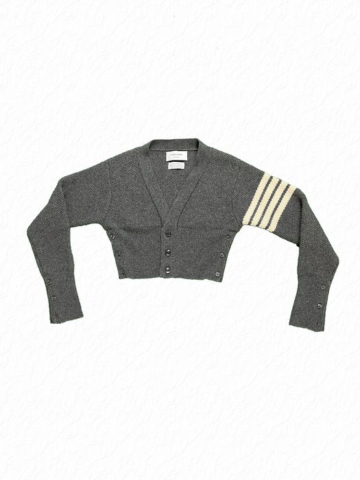 Thom Browne 4 BAR CASHMERE CARDIGAN MENS PECK BRA SS09