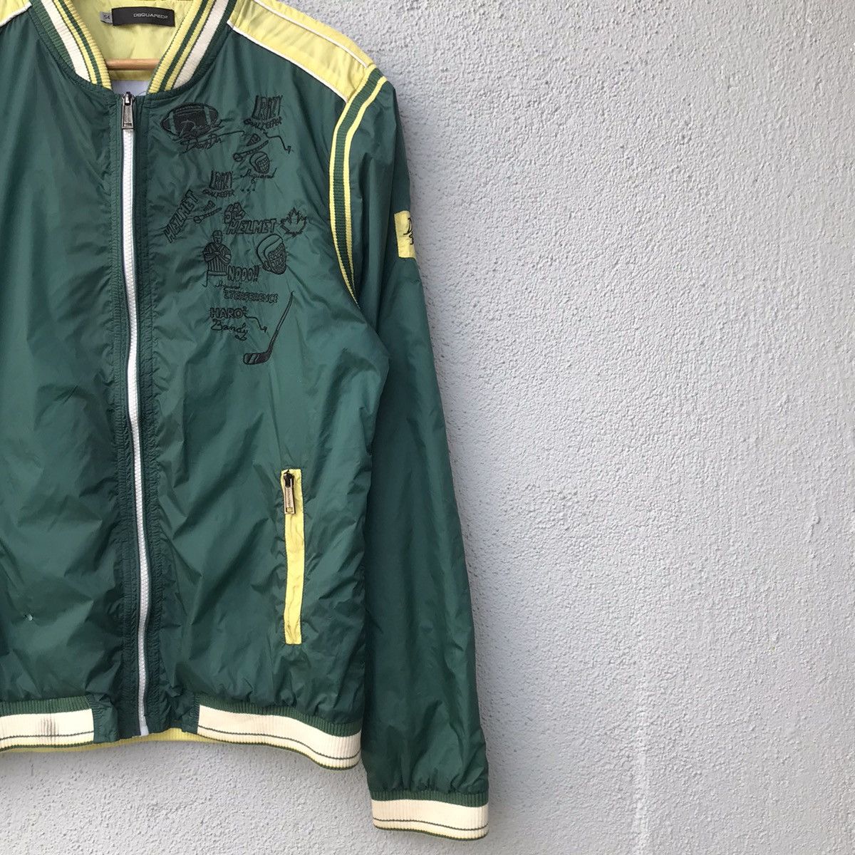 Dsquared2 Vintage Green Dsquared2 Embroidery Logo Jacket/windbreaker Size US M / EU 48-50 / 2 - 5 Thumbnail