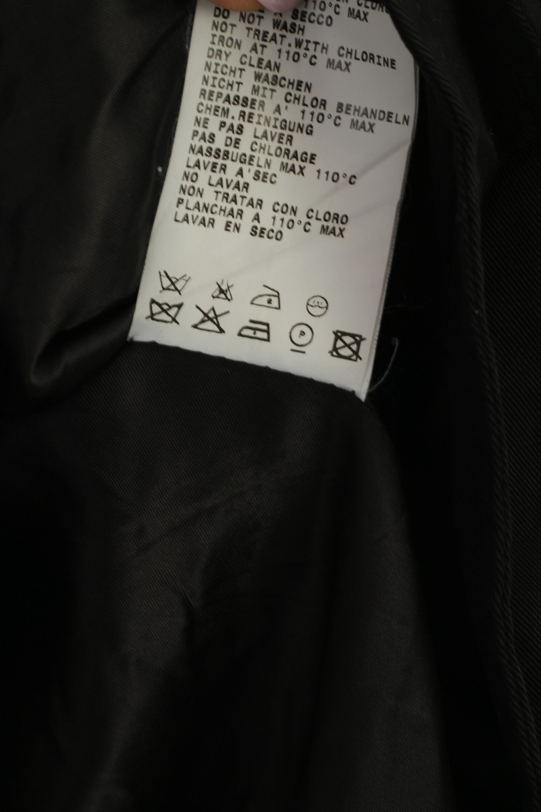 Grifoni Mauro Grifoni Women 40 XS Coat Black Shiny Italy 7204 Size XS / US 0-2 / IT 36-38 - 6 Thumbnail