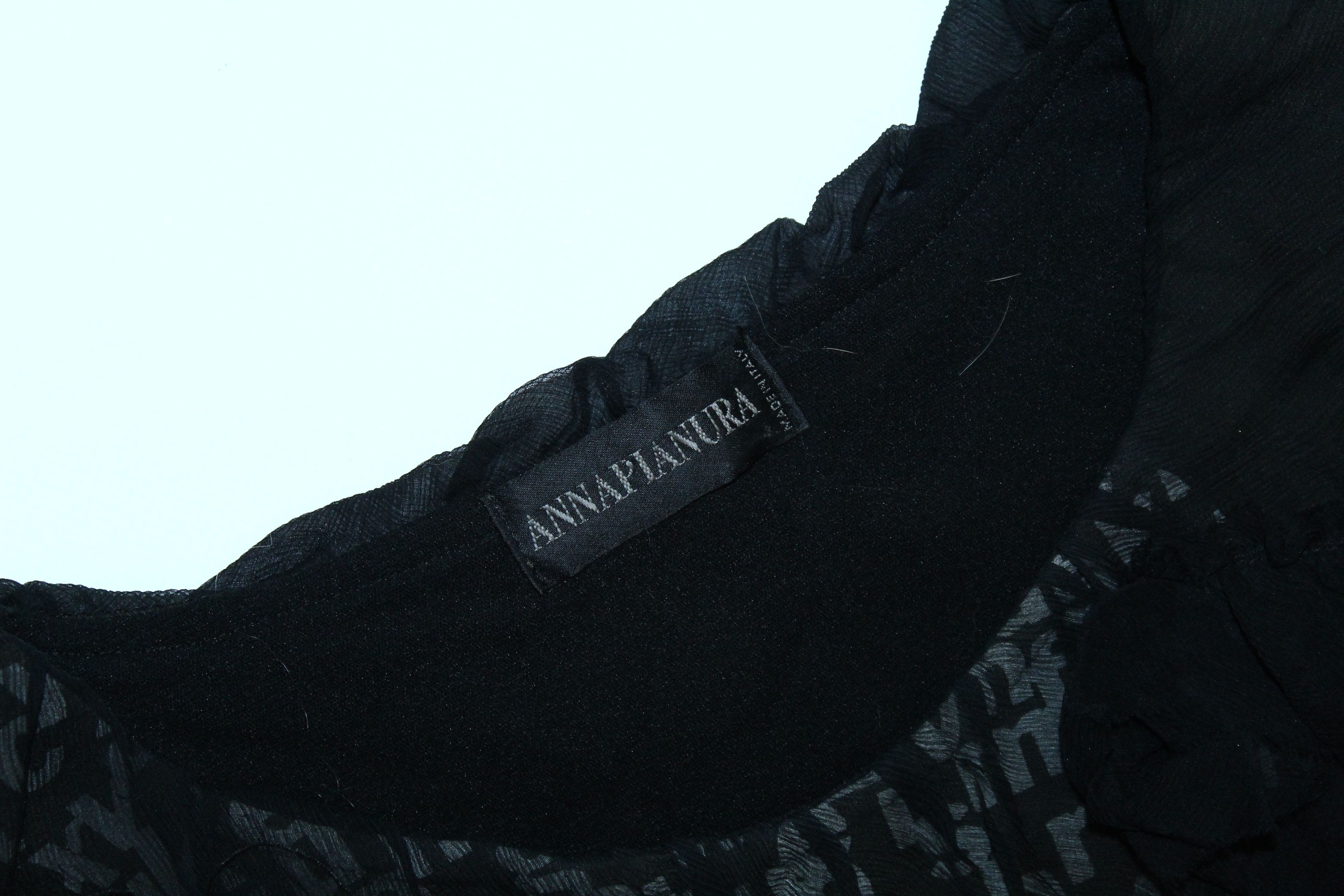 Japanese Brand Rare💥 ANNAPIANURA Asymmetrical Disstressed Mesh Top Size M / US 6-8 / IT 42-44 - 2 Thumbnail