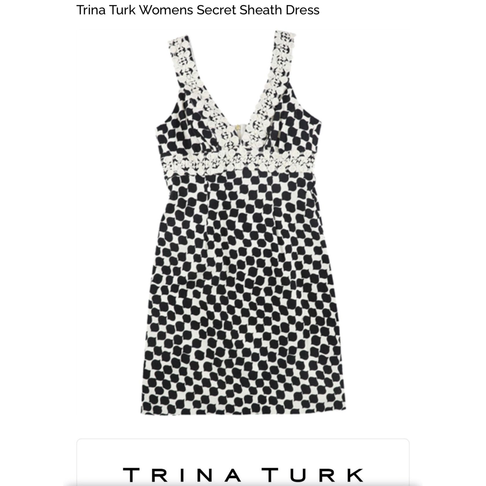 NWT Trina Turk Size 14 Secret Sheath Dress Lace MSRP$298