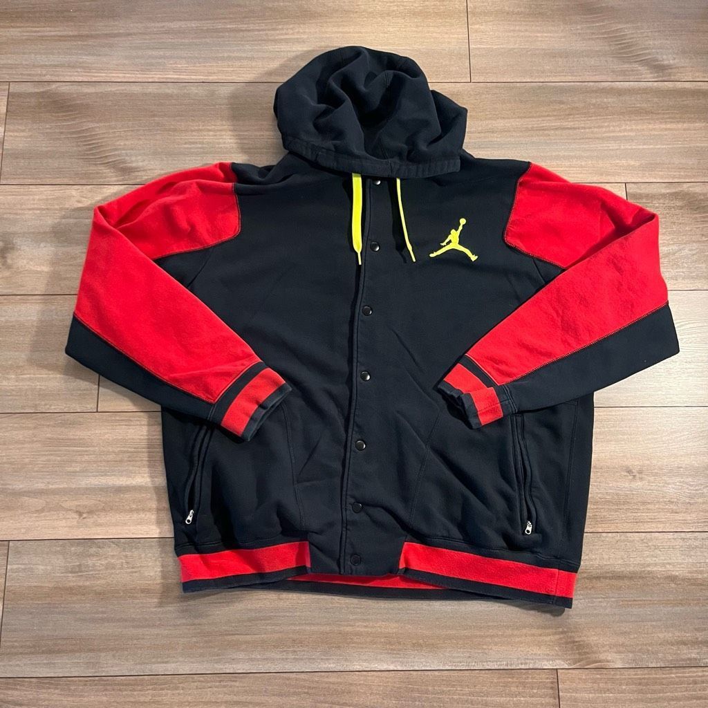 Jordan factory Brand Jacket Red/ Black 2 XL ￼