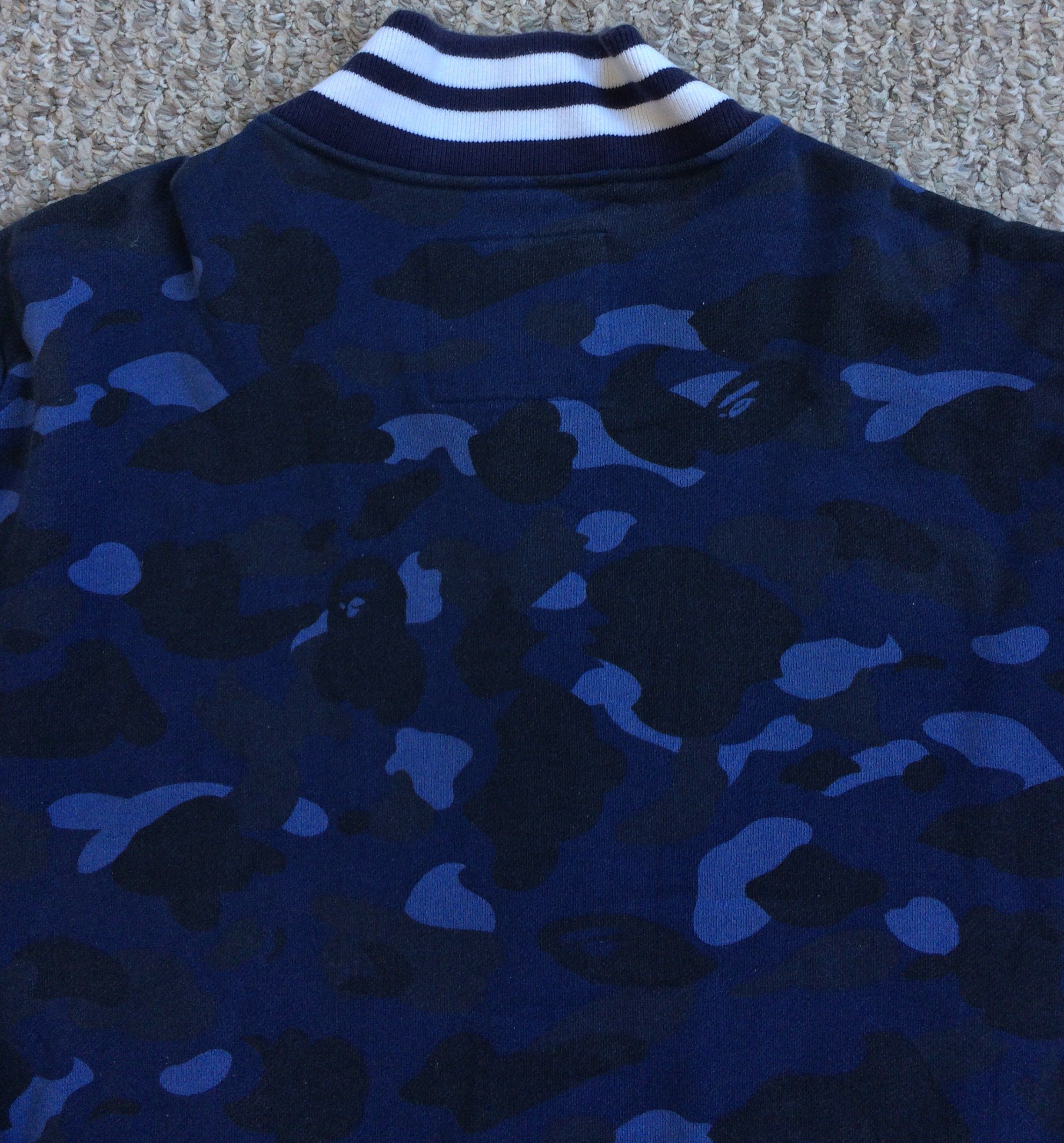 Bape Color Camo Sweat Varsity Jacket Size US L / EU 52-54 / 3 - 5 Thumbnail