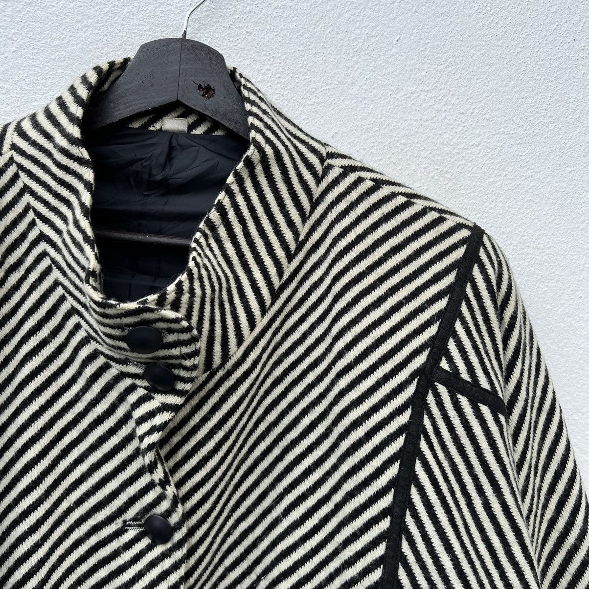 Japanese Brand VINTAGE BOMBER JACKET JAPANESE BRAND HERRINGBONE STRIPED Size US M / EU 48-50 / 2 - 7 Thumbnail