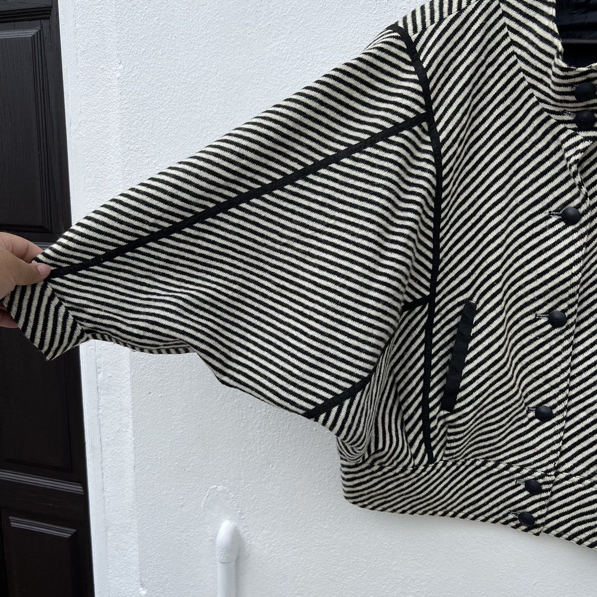 Japanese Brand VINTAGE BOMBER JACKET JAPANESE BRAND HERRINGBONE STRIPED Size US M / EU 48-50 / 2 - 6 Thumbnail