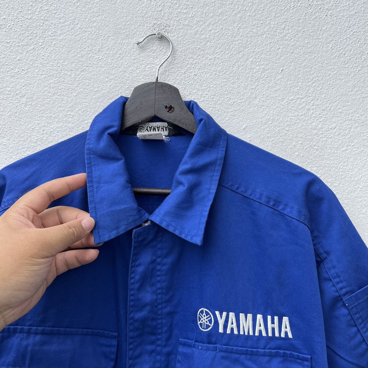 Japanese Brand VINTAGE YAMAHA COVERALL RACING WORKERS WEAR BIG LOGO Size US 44 / EU 60 - 8 Thumbnail