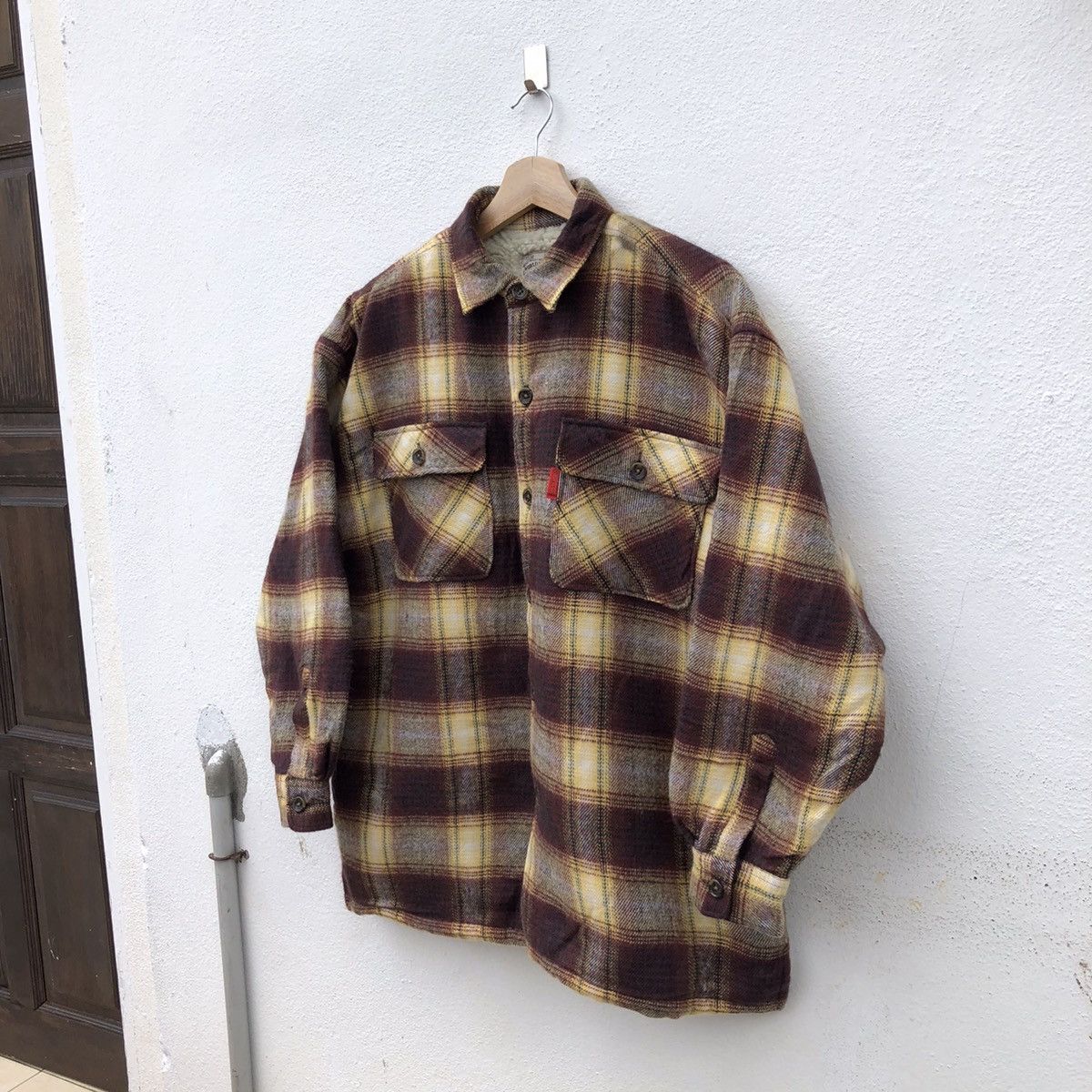 Flannel VINTAGE SHERPA FLANNEL JACKET WORLD FAMOUS DOWNINGS Size US M / EU 48-50 / 2 - 2 Thumbnail