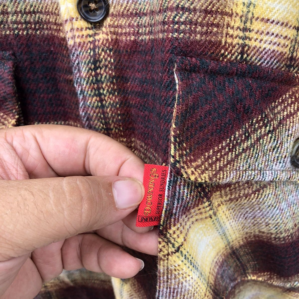 Flannel VINTAGE SHERPA FLANNEL JACKET WORLD FAMOUS DOWNINGS Size US M / EU 48-50 / 2 - 6 Thumbnail