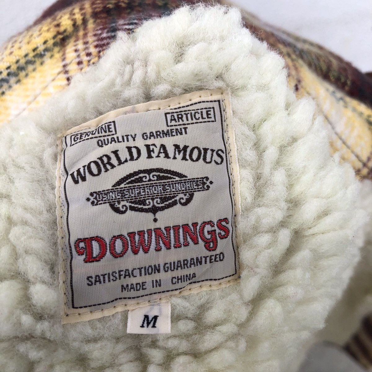 Flannel VINTAGE SHERPA FLANNEL JACKET WORLD FAMOUS DOWNINGS Size US M / EU 48-50 / 2 - 12 Thumbnail