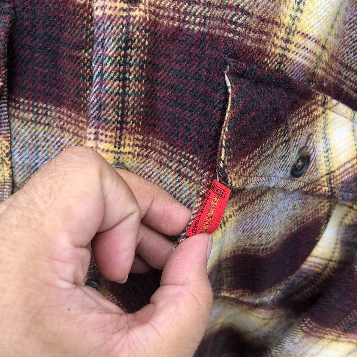 Flannel VINTAGE SHERPA FLANNEL JACKET WORLD FAMOUS DOWNINGS Size US M / EU 48-50 / 2 - 7 Thumbnail