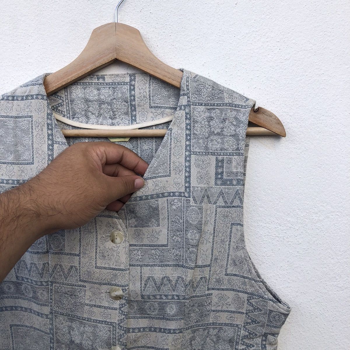 Japanese Brand PART II FASHION PLANNING VEST NAVAJO VINTAGE DESIGN Size US M / EU 48-50 / 2 - 5 Thumbnail