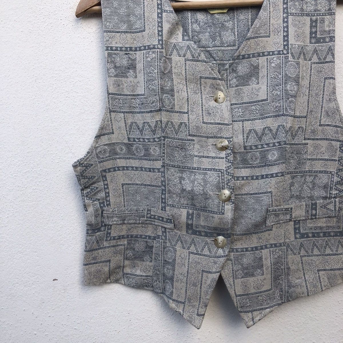 Japanese Brand PART II FASHION PLANNING VEST NAVAJO VINTAGE DESIGN Size US M / EU 48-50 / 2 - 3 Thumbnail