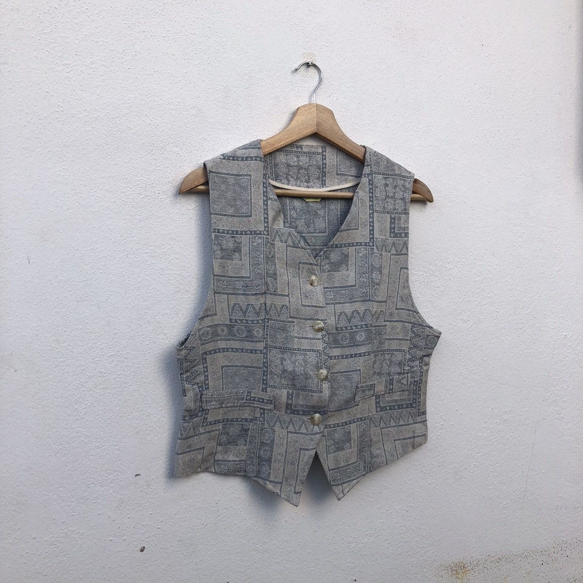 Japanese Brand PART II FASHION PLANNING VEST NAVAJO VINTAGE DESIGN Size US M / EU 48-50 / 2 - 2 Thumbnail