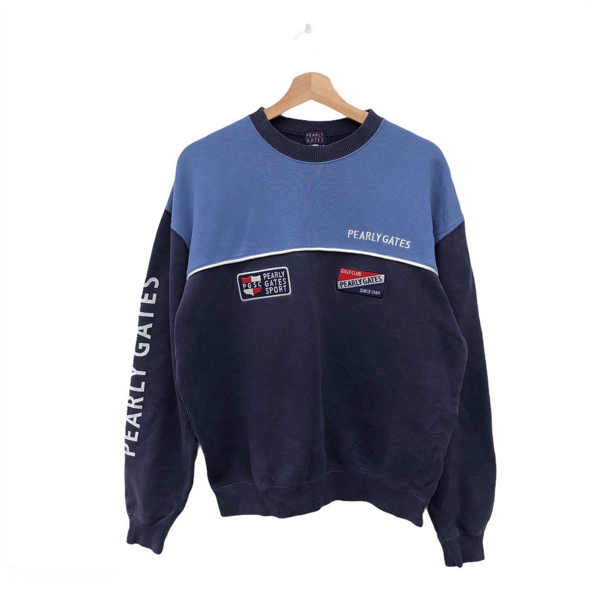 Japanese Brand VINTAGE PEARLY GATES SPORT SWEATSHIRT BIG LOGO Size US S / EU 44-46 / 1 - 1 Thumbnail