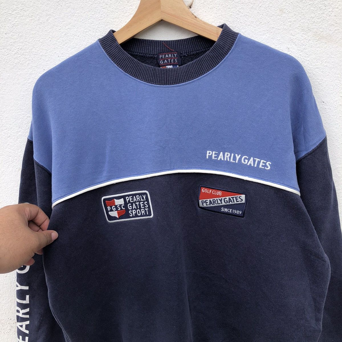 Japanese Brand VINTAGE PEARLY GATES SPORT SWEATSHIRT BIG LOGO Size US S / EU 44-46 / 1 - 3 Thumbnail