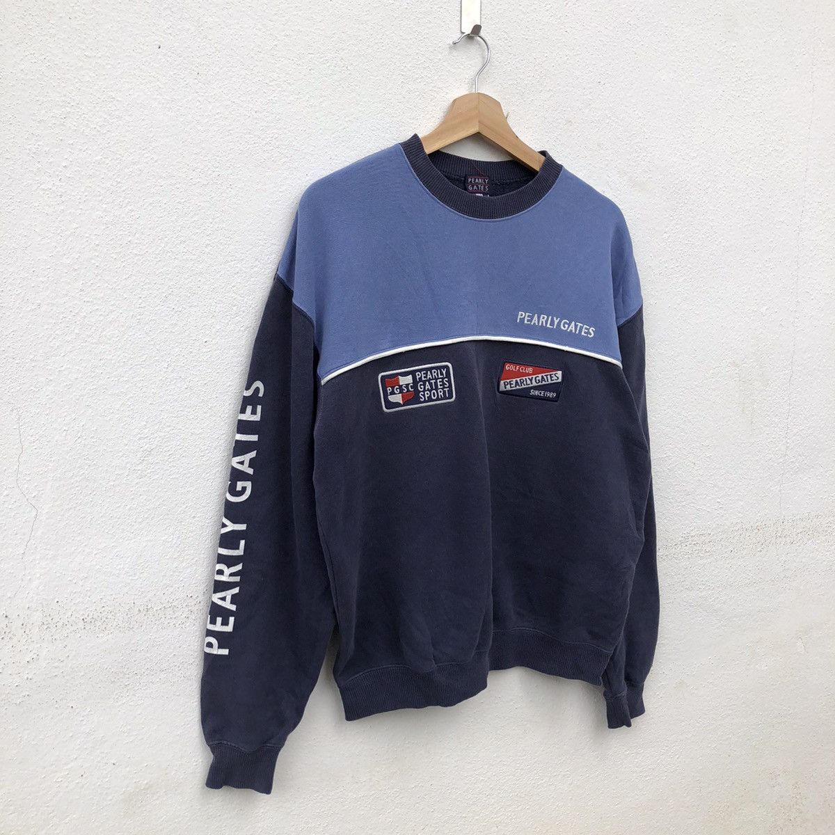 Japanese Brand VINTAGE PEARLY GATES SPORT SWEATSHIRT BIG LOGO Size US S / EU 44-46 / 1 - 2 Thumbnail