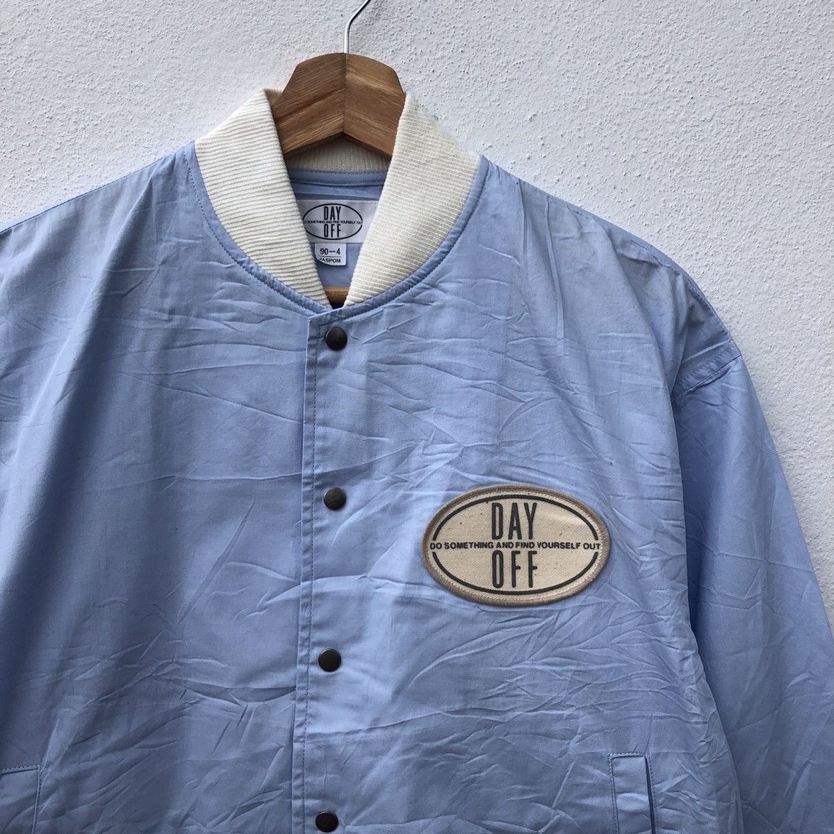 Japanese Brand VINTAGE BOMBER JACKET MIZUNO X DAY OFF BIG LOGO Size US S / EU 44-46 / 1 - 3 Thumbnail