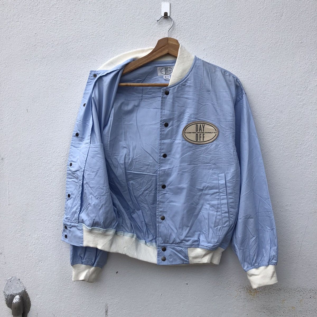 Japanese Brand VINTAGE BOMBER JACKET MIZUNO X DAY OFF BIG LOGO Size US S / EU 44-46 / 1 - 7 Thumbnail