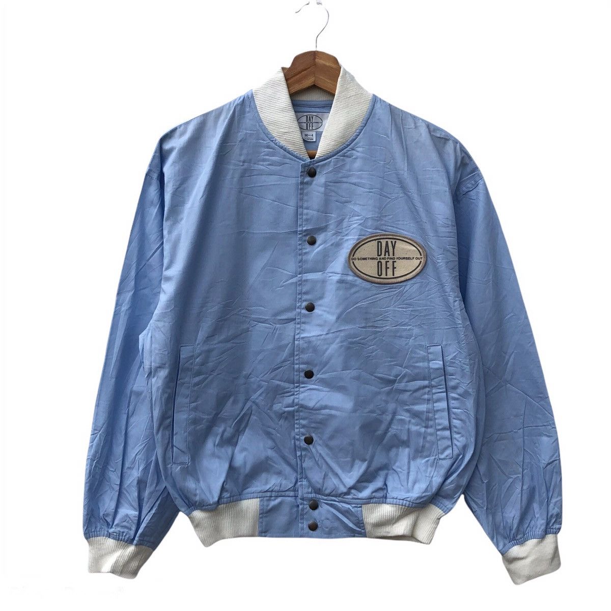 Japanese Brand VINTAGE BOMBER JACKET MIZUNO X DAY OFF BIG LOGO Size US S / EU 44-46 / 1 - 1 Thumbnail