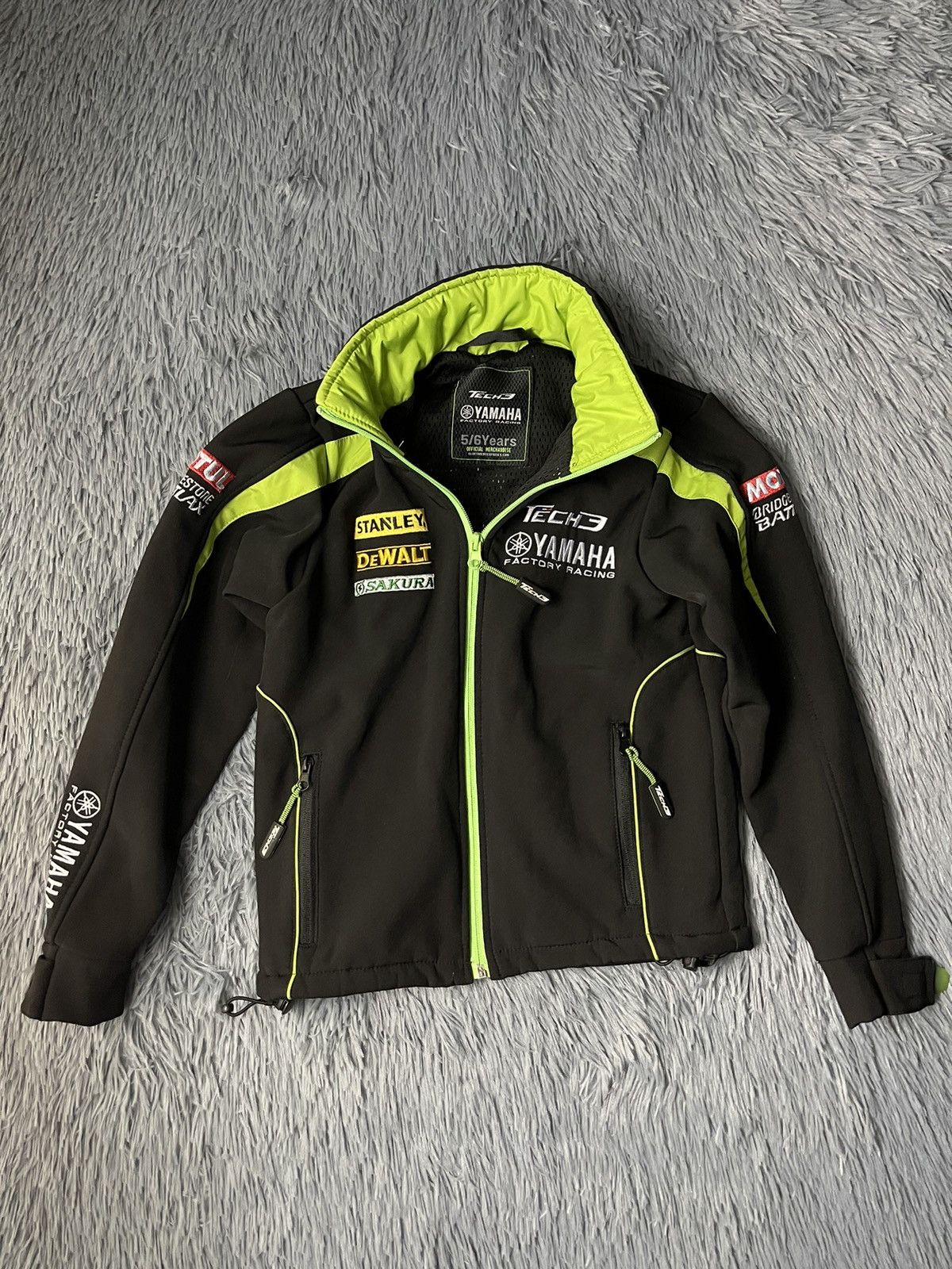 Japanese Brand × Vintage Yamaha Japanese racing kids jacket Size US XXS / EU 40 - 2 Thumbnail