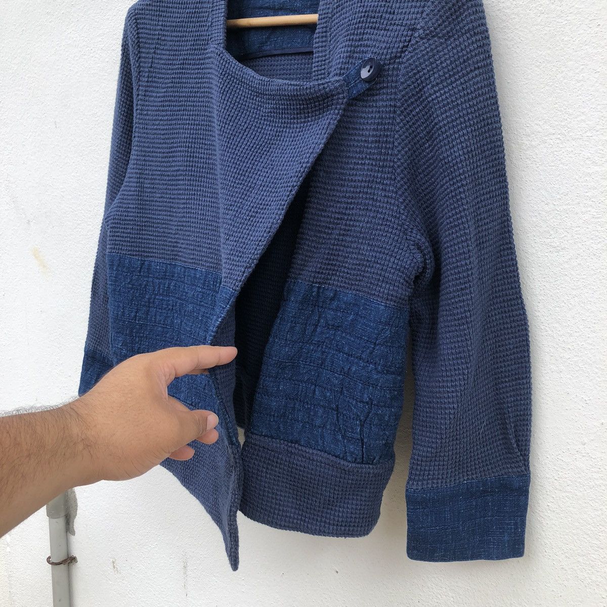 Indigo × Japanese Brand BLUE BLUE JAPAN INSPIRED PATCHWORK DOUBLE BREAST ISM CO LTD Size US M / EU 48-50 / 2 - 5 Thumbnail