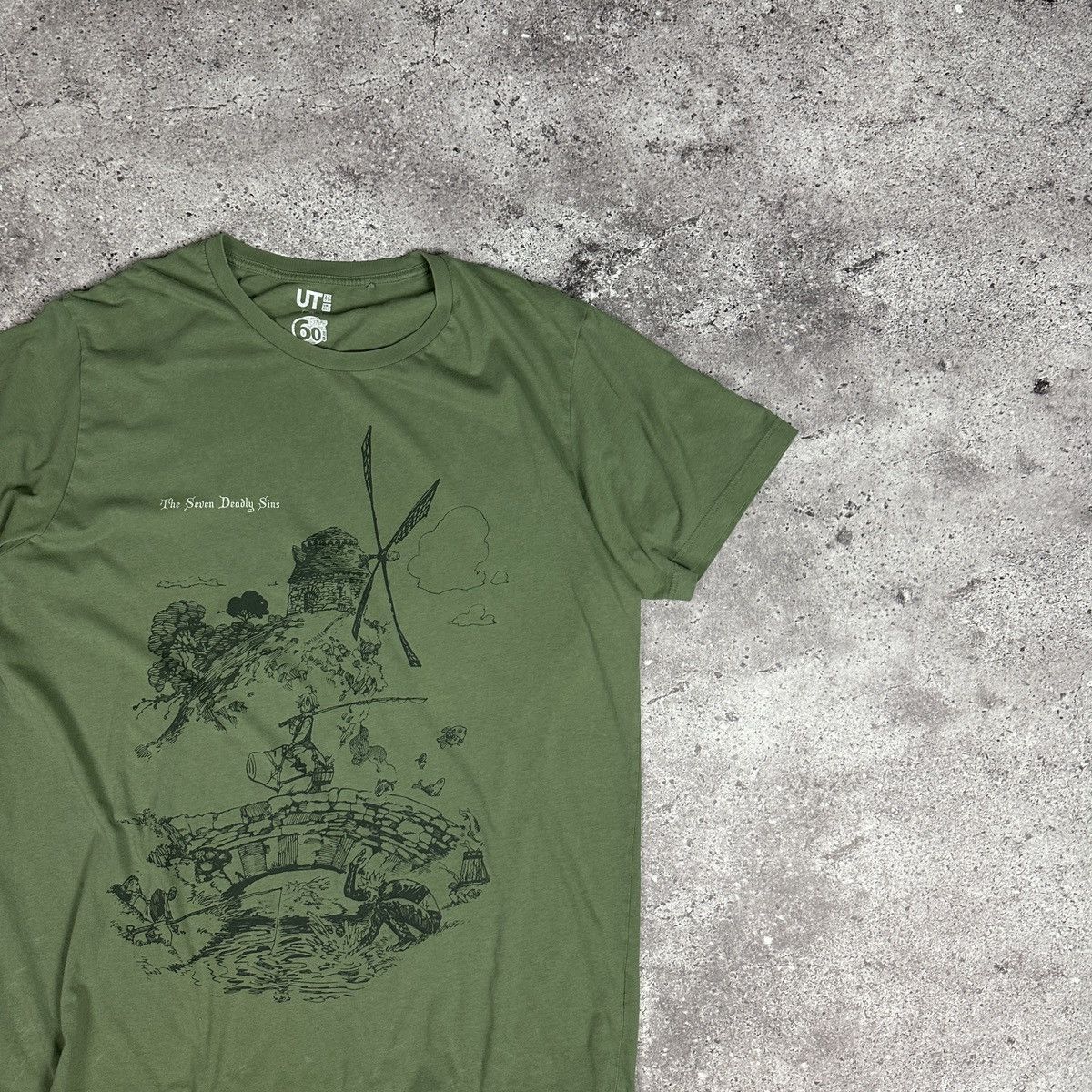 Uniqlo Vintage 00s Uniqlo Seven Deadly Sins Anime Tee Meliodas Y2K Size US XL / EU 56 / 4 - 2 Thumbnail