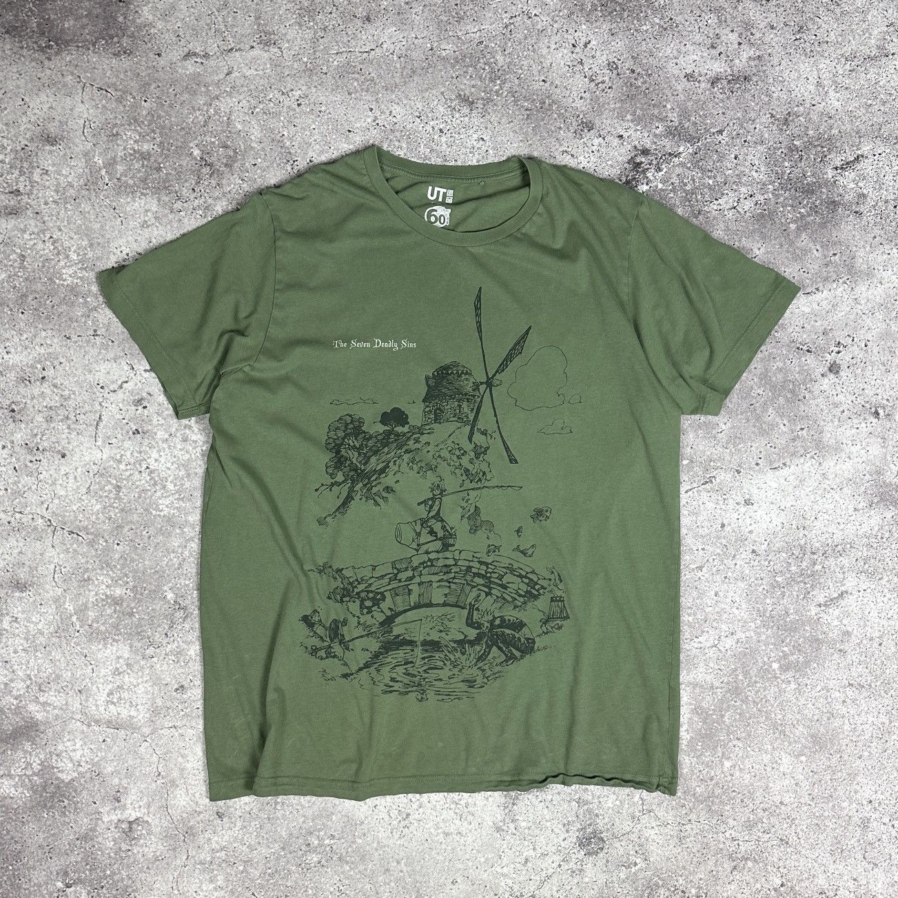 Uniqlo Vintage 00s Uniqlo Seven Deadly Sins Anime Tee Meliodas Y2K Size US XL / EU 56 / 4 - 1 Thumbnail
