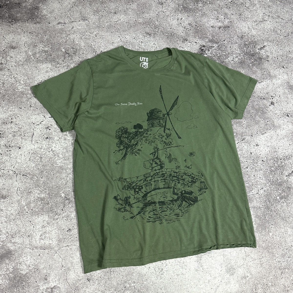Uniqlo Vintage 00s Uniqlo Seven Deadly Sins Anime Tee Meliodas Y2K Size US XL / EU 56 / 4 - 3 Thumbnail
