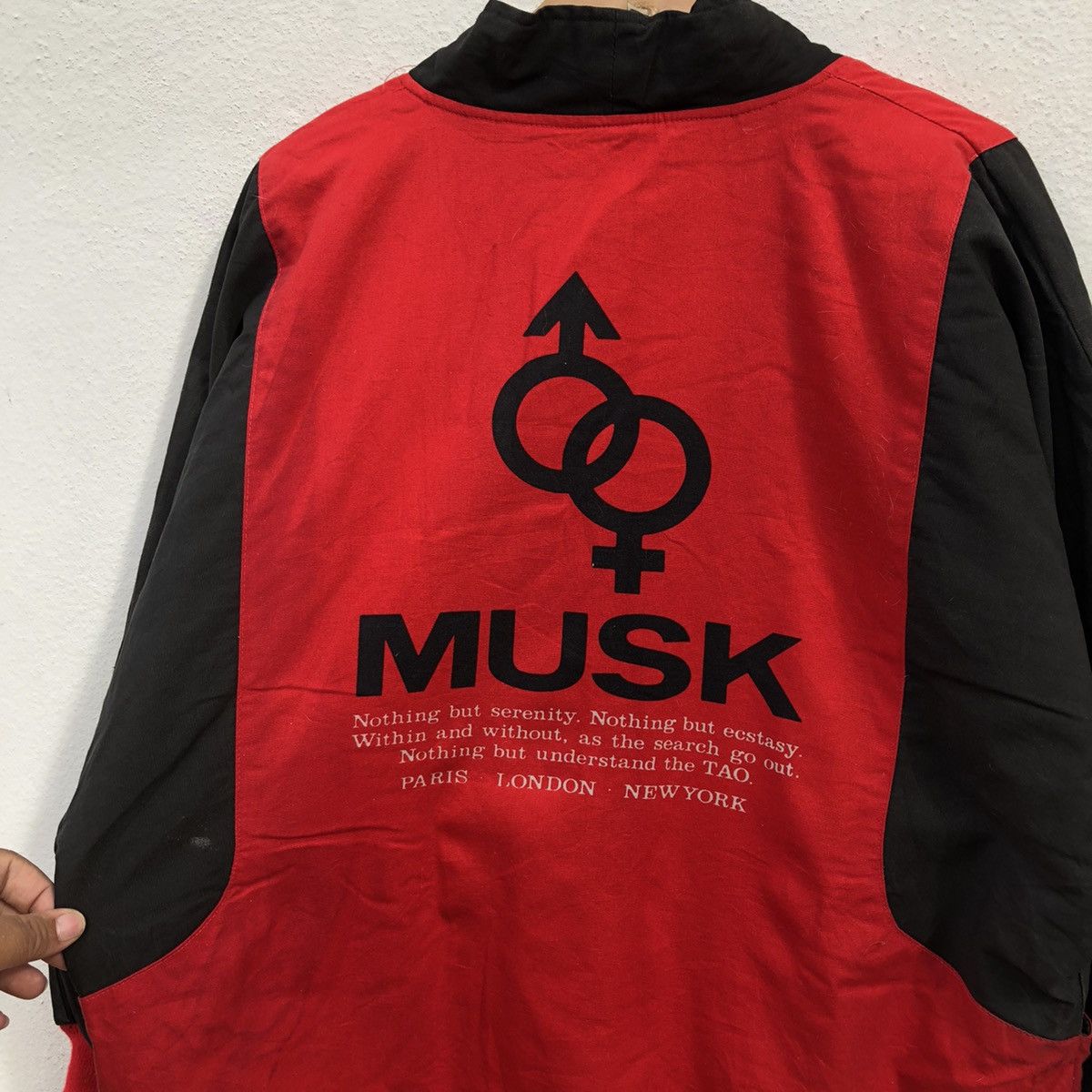 Japanese Brand VINTAGE KIMONO JAPAN MUSK BIG LOGO PARIS LONDON NEW YORK Size US L / EU 52-54 / 3 - 8 Thumbnail