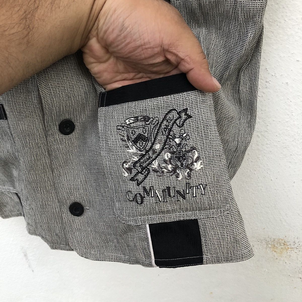 Japanese Brand VINTAGE VEST PARCH WOR DESIGN COMMUNITY HIGH PERFORMANCE Size US L / EU 52-54 / 3 - 6 Thumbnail