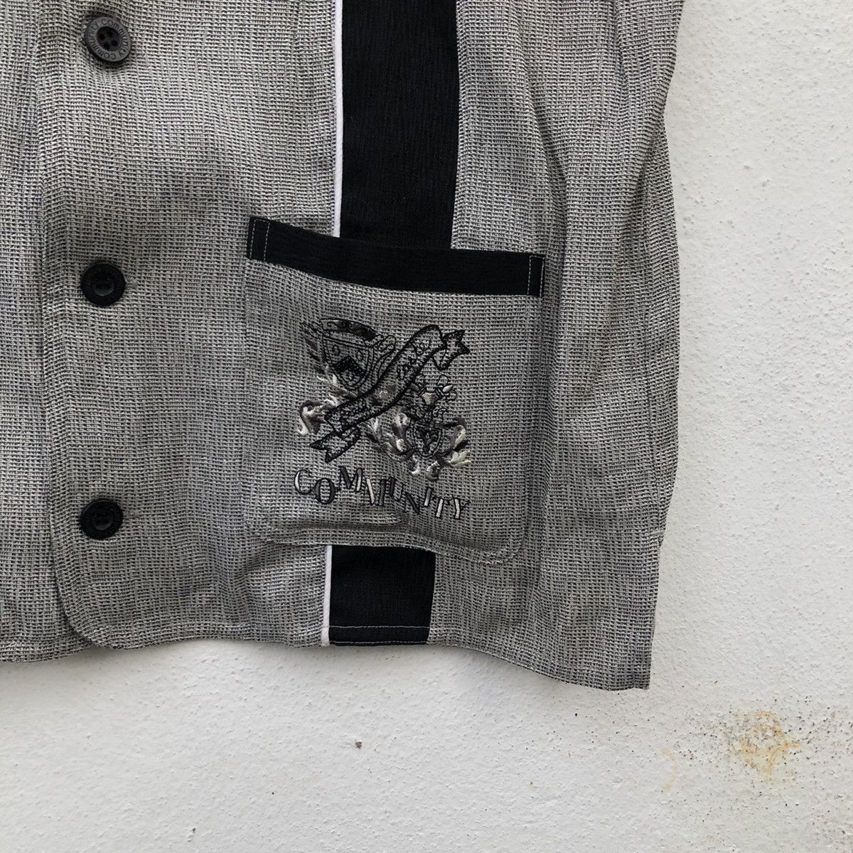 Japanese Brand VINTAGE VEST PARCH WOR DESIGN COMMUNITY HIGH PERFORMANCE Size US L / EU 52-54 / 3 - 5 Thumbnail