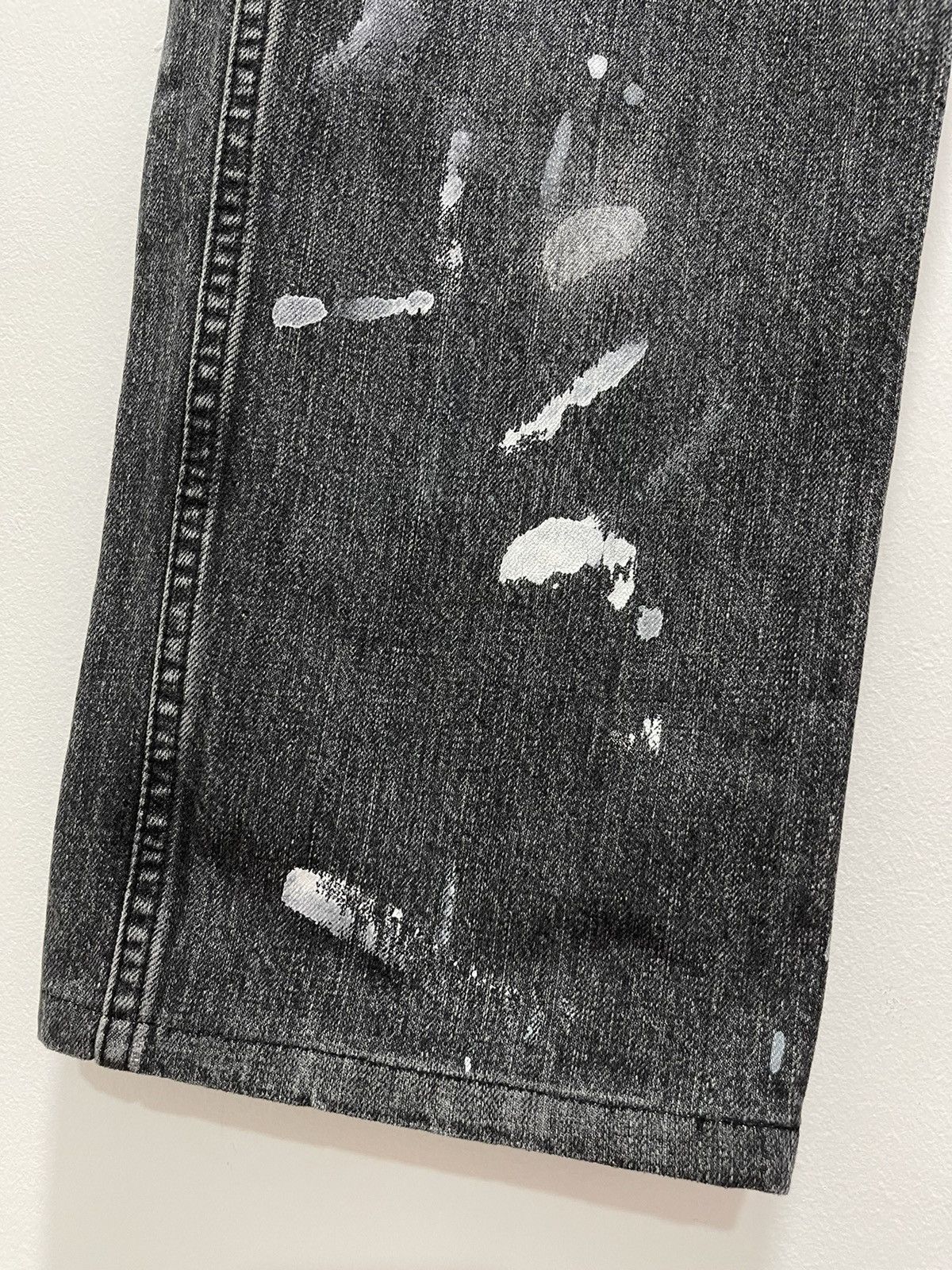 Japanese Brand VINTAGE WRENGLER PATCHWORK RIPPED SPLATTER PAINTS DISTRESSED Size US 32 / EU 48 - 7 Thumbnail