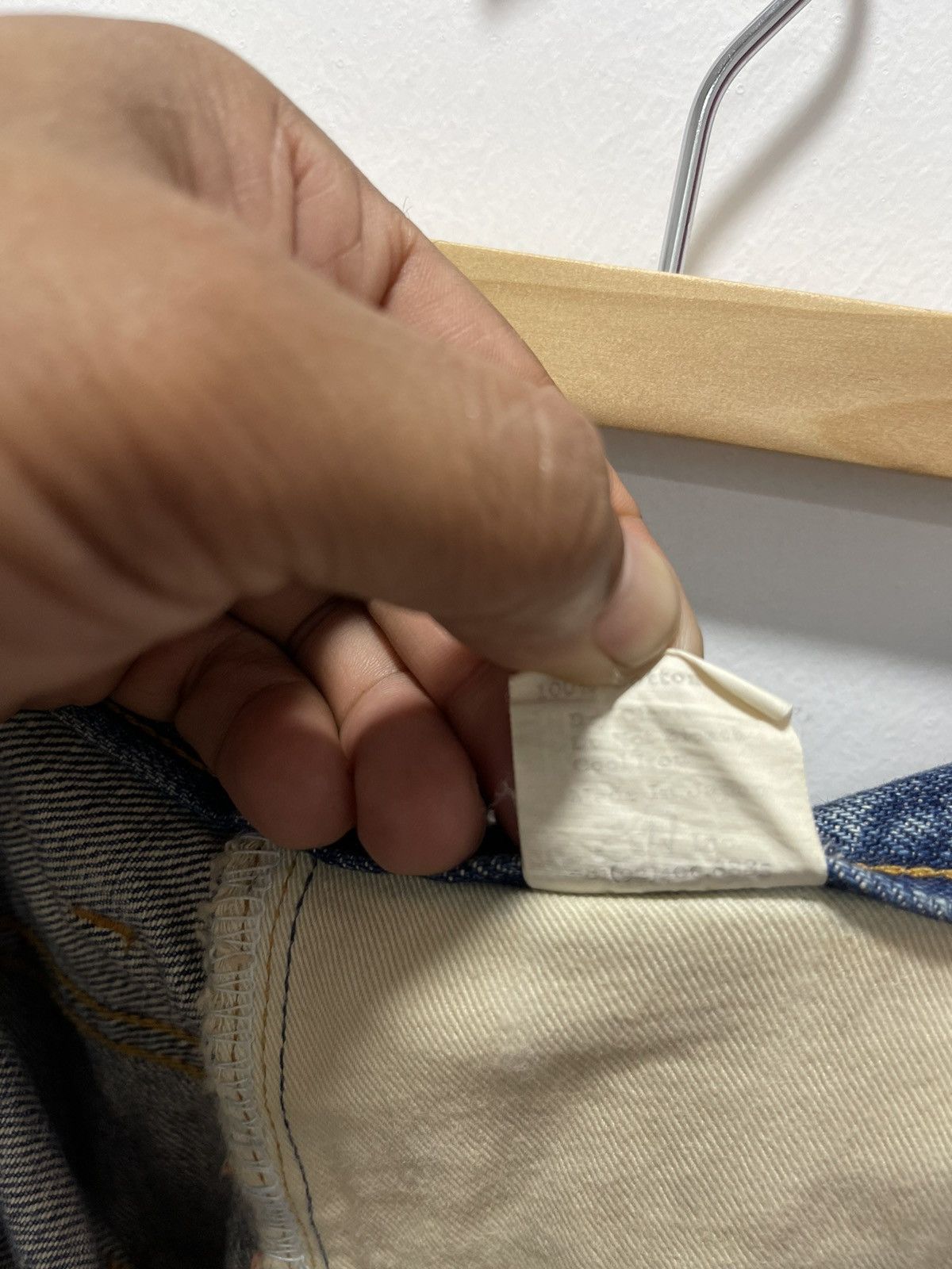 Vintage JAPANESE PATCHWORK RIPPED SELVEDGE SLIMFIT DISTRESSED JEANS Size US 32 / EU 48 - 19 Thumbnail